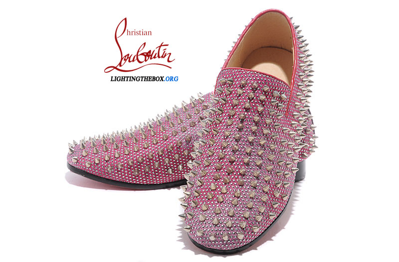 Christian Louboutin men purple spike 2012